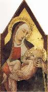 Ambrogio Lorenzetti Nursing Madonna oil on canvas